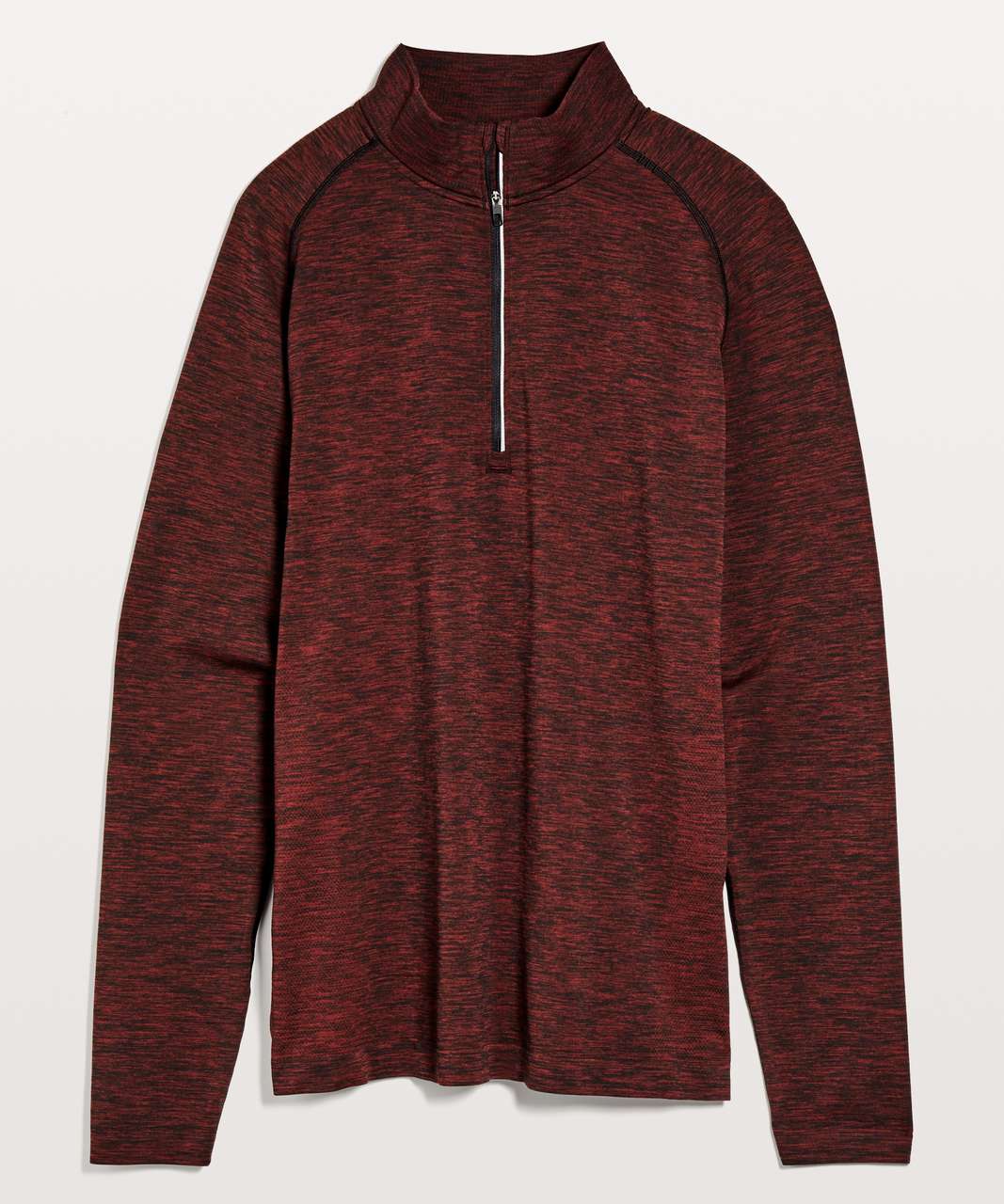 Lululemon Metal Vent Tech 1/2 Zip - Oxblood / Black