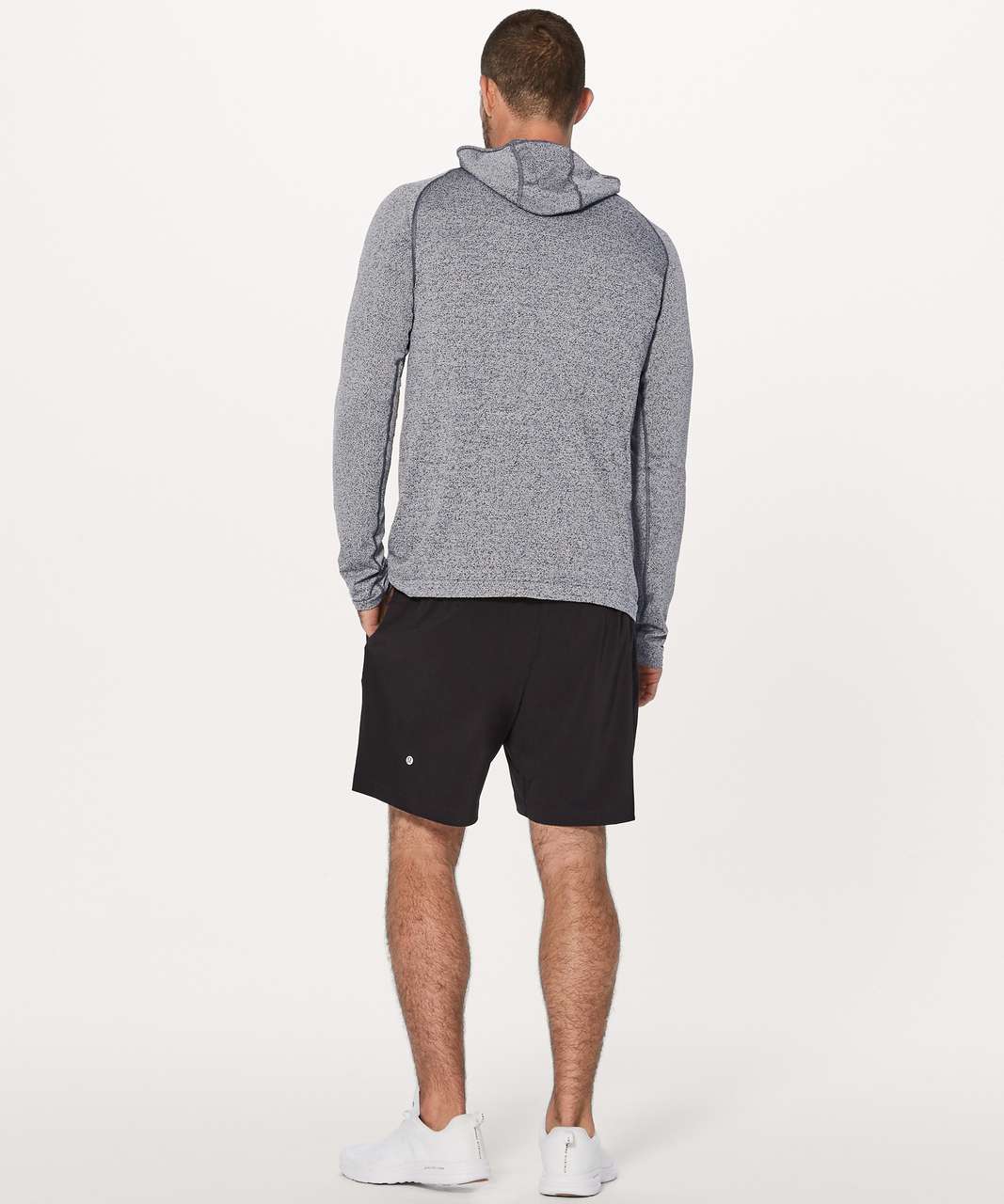 Lululemon Metal Vent Tech Hoodie - Black / White