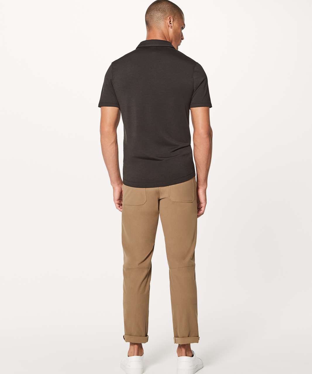 Lululemon Evolution Polo - Black (Second Release) - lulu fanatics