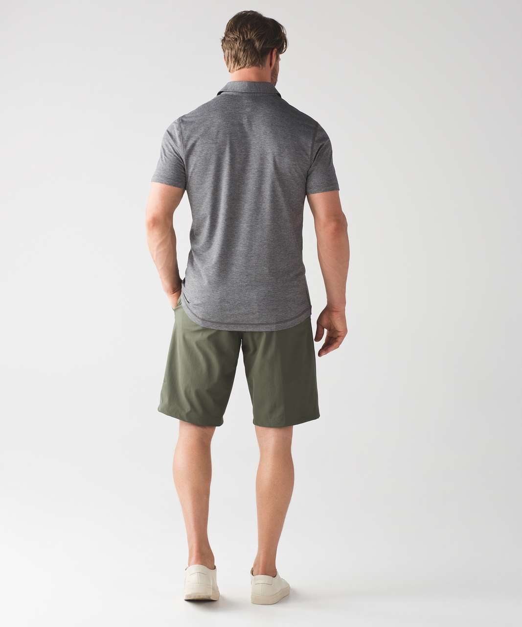 Lululemon The Works Short 11" Warpstreme - Sargent Green