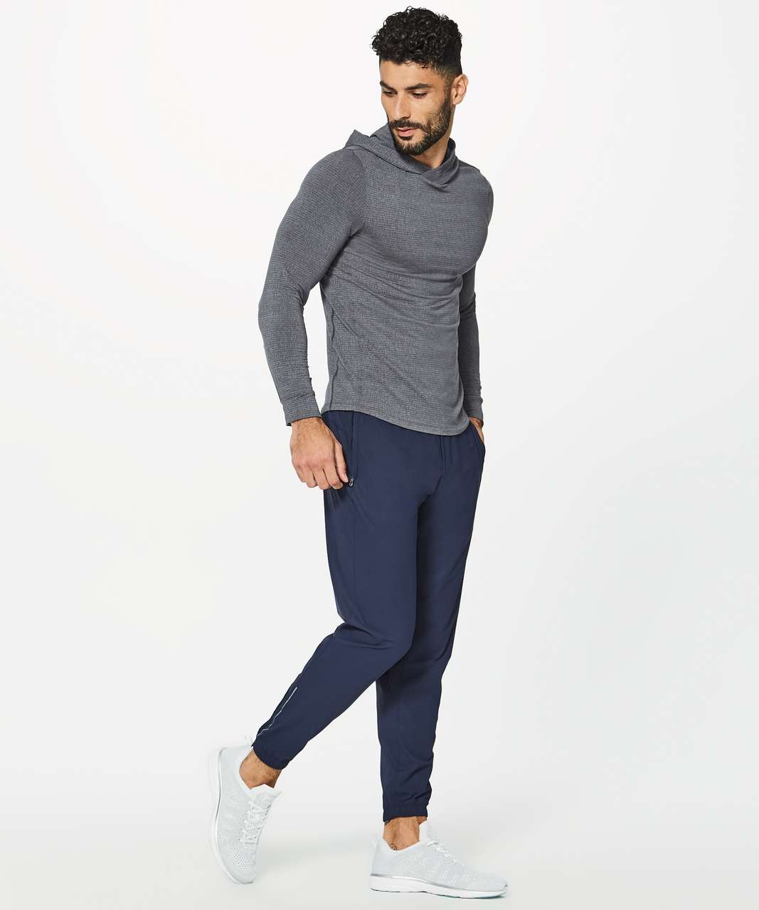 Lululemon Repetition Hoodie - Heathered Dark Ash - lulu fanatics