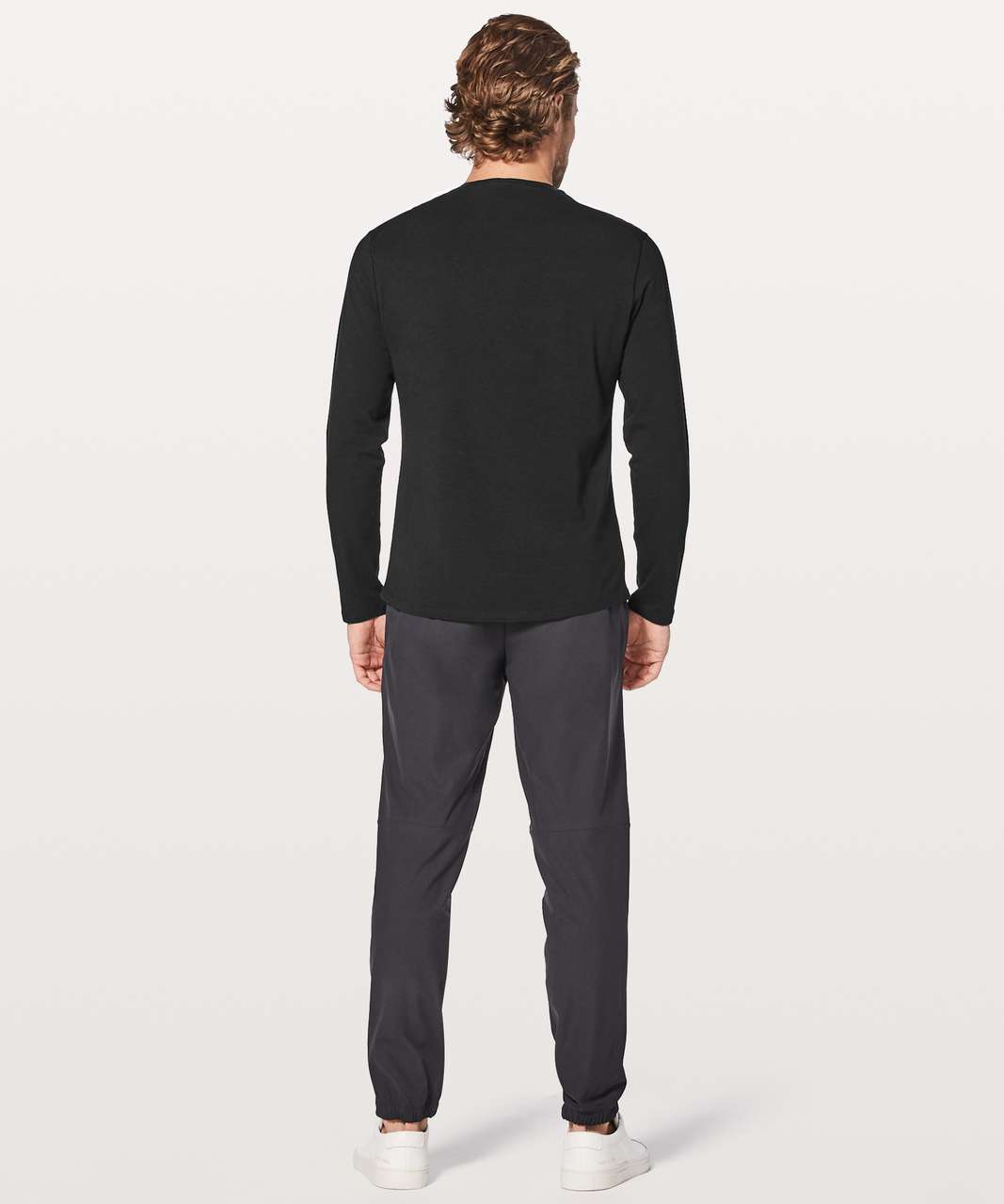 Lululemon 5 Year Basic Long Sleeve Henley - Black