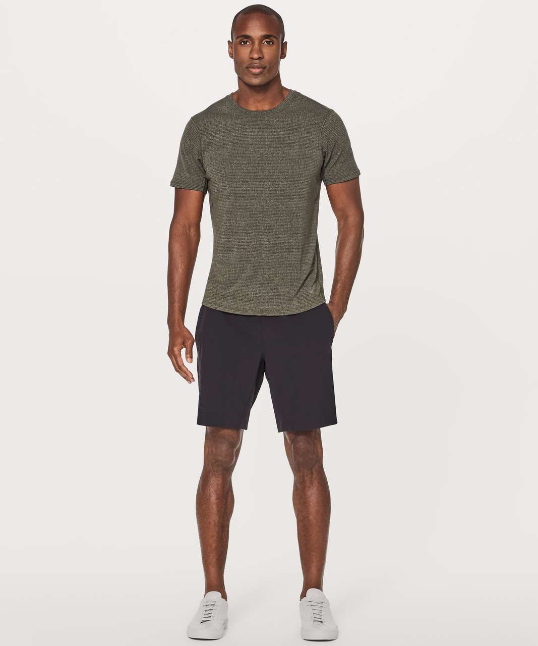 Lululemon In Mind Short Sleeve - Heathered Dark Olive