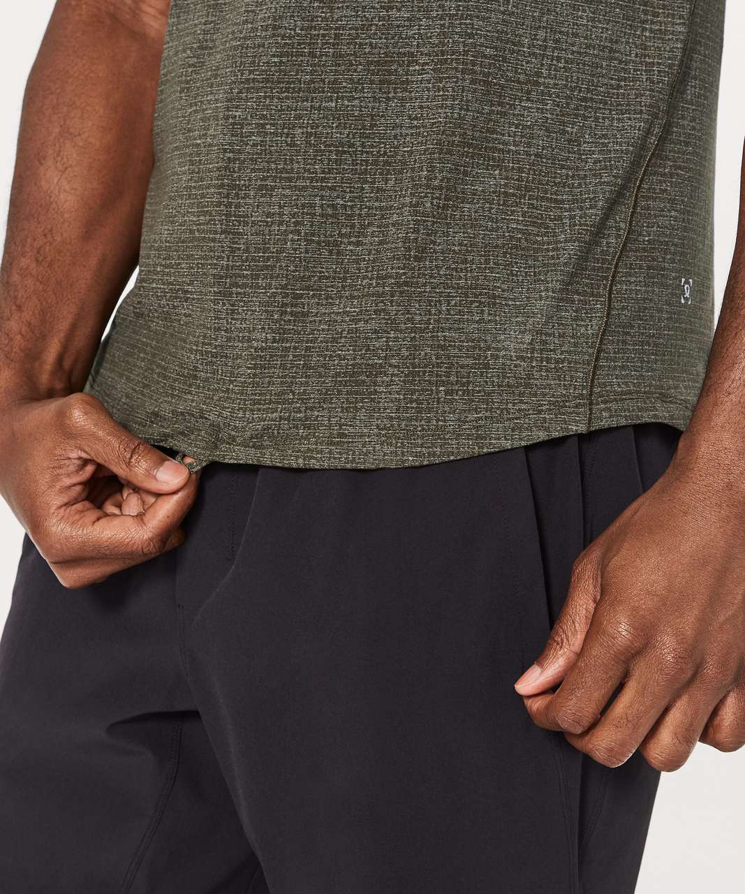 Lululemon In Mind Short Sleeve - Heathered Dark Olive