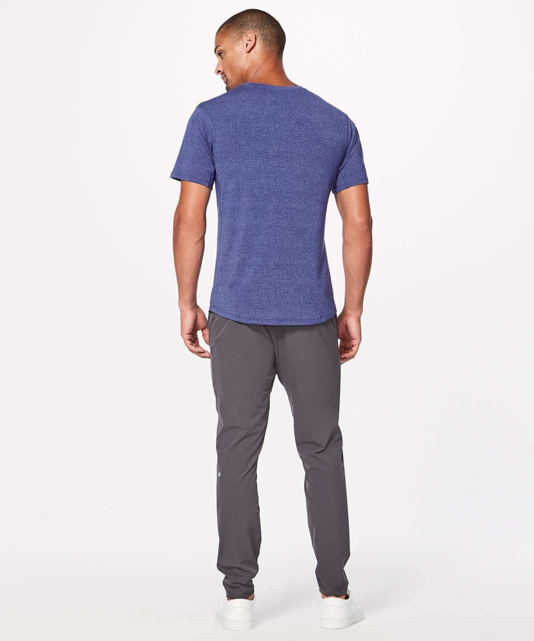 Lululemon In Mind Short Sleeve - Heathered Hero Blue