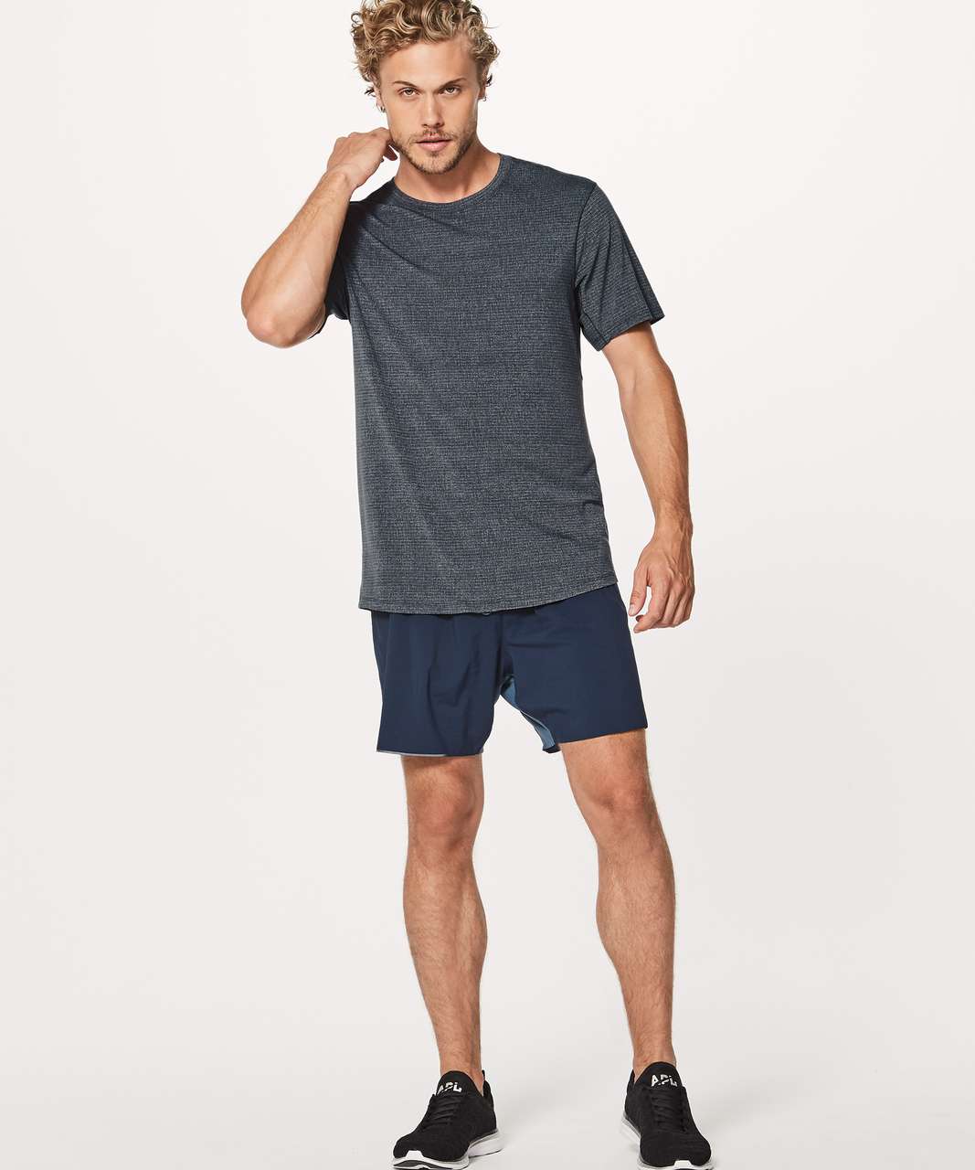 Lululemon In Mind Short Sleeve - Heathered Dark Ash