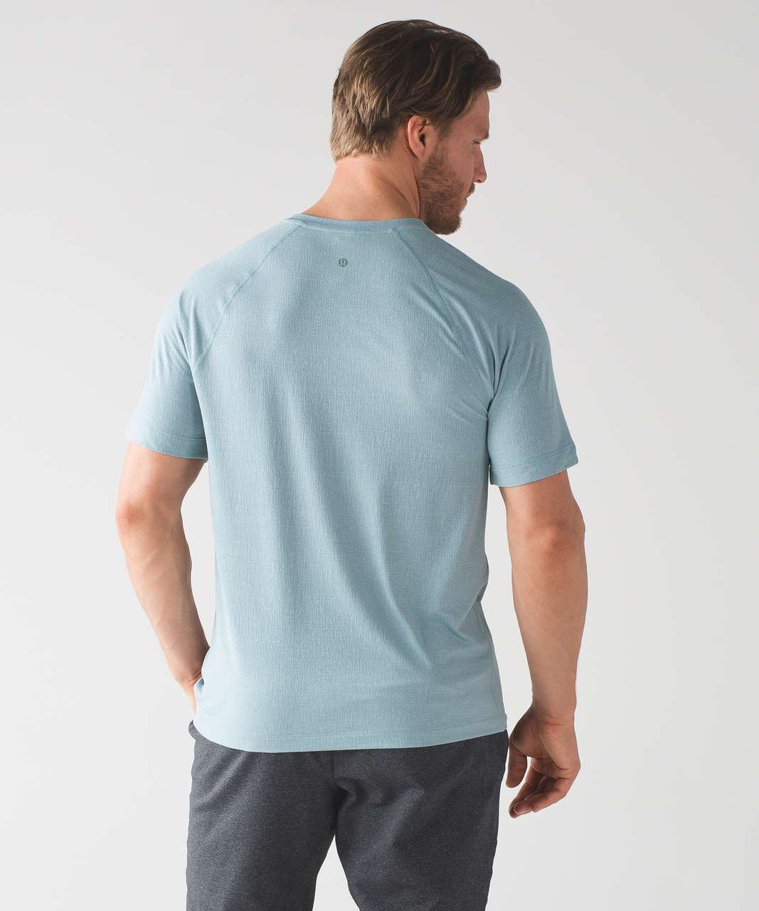 Lululemon In Mind Short Sleeve - Heathered Fighter Blue