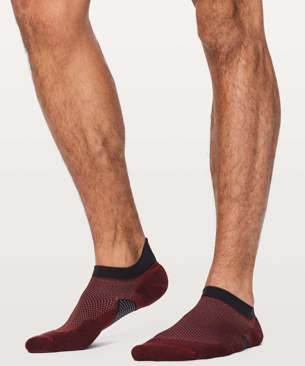 Lululemon T.H.E. Sock *Silver - Deep Rouge / Anchor