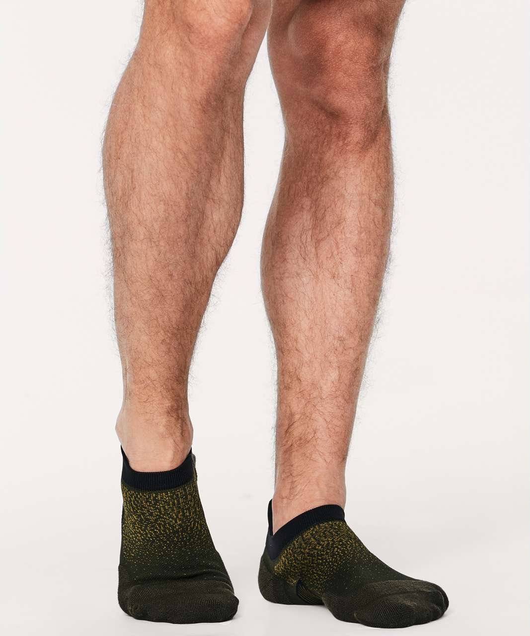 Lululemon T.H.E. Sock *Silver - Dark Olive / Meadow