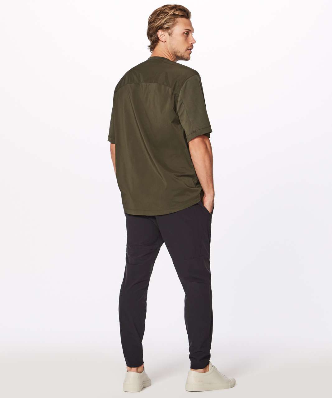 Lululemon On Time Short Sleeve - Dark Olive - lulu fanatics