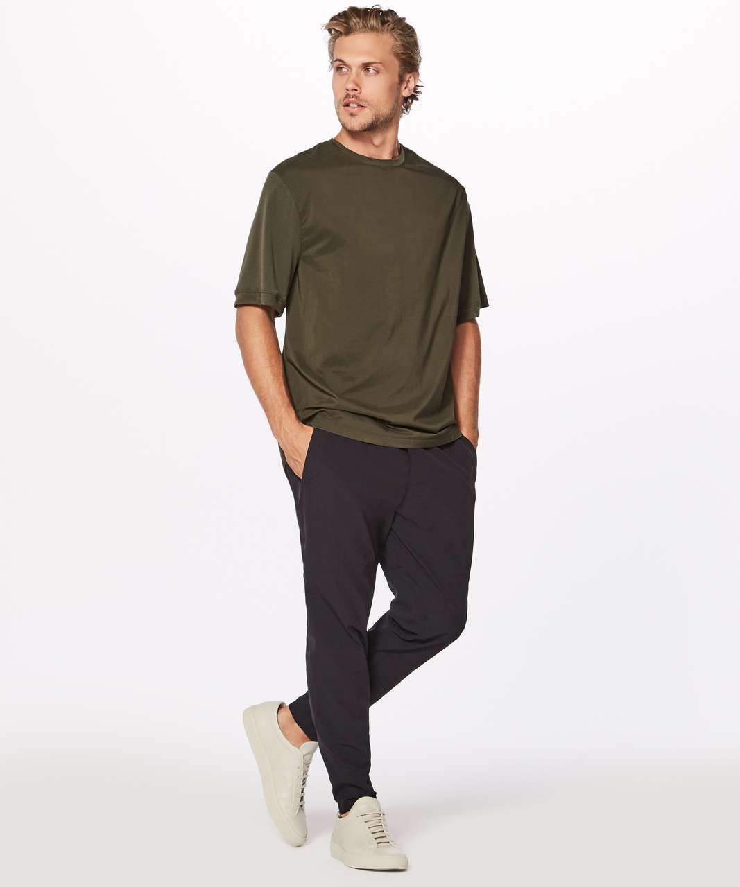 Lululemon On Time Short Sleeve - Dark Olive