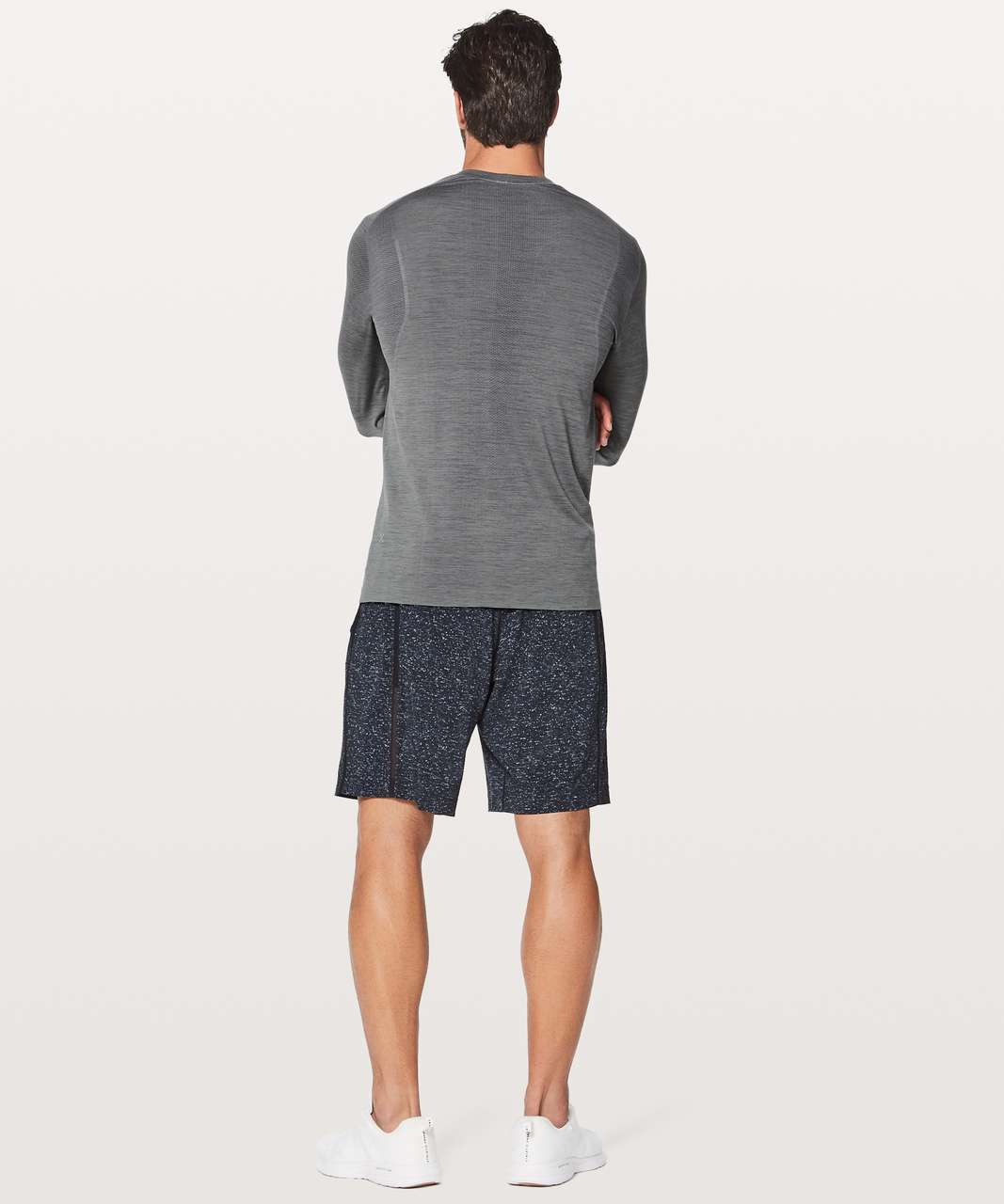 Lululemon Metal Vent Tech Long Sleeve - Anchor / Asphalt Grey - lulu  fanatics