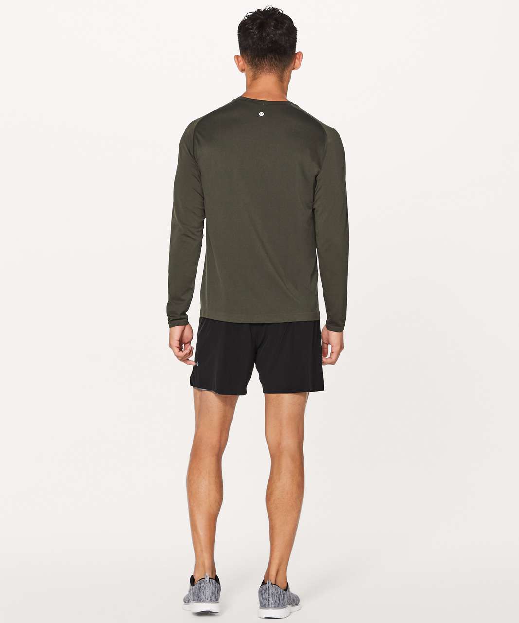 Lululemon Metal Vent Tech Long Sleeve - Dark Olive / Dark Olive