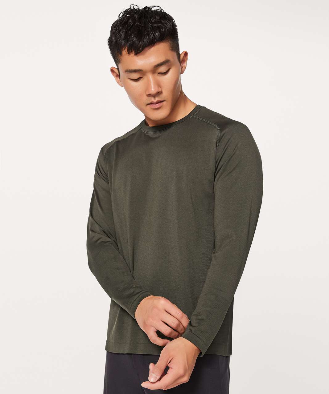 LULULEMON DEEP COAL BLACK METAL VENT LS – Barry's Shop