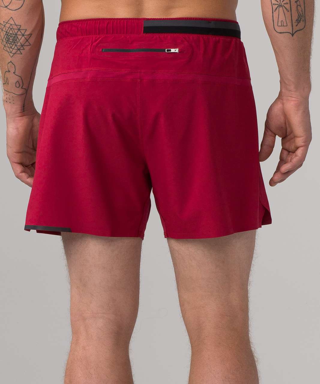 red lululemon shorts mens