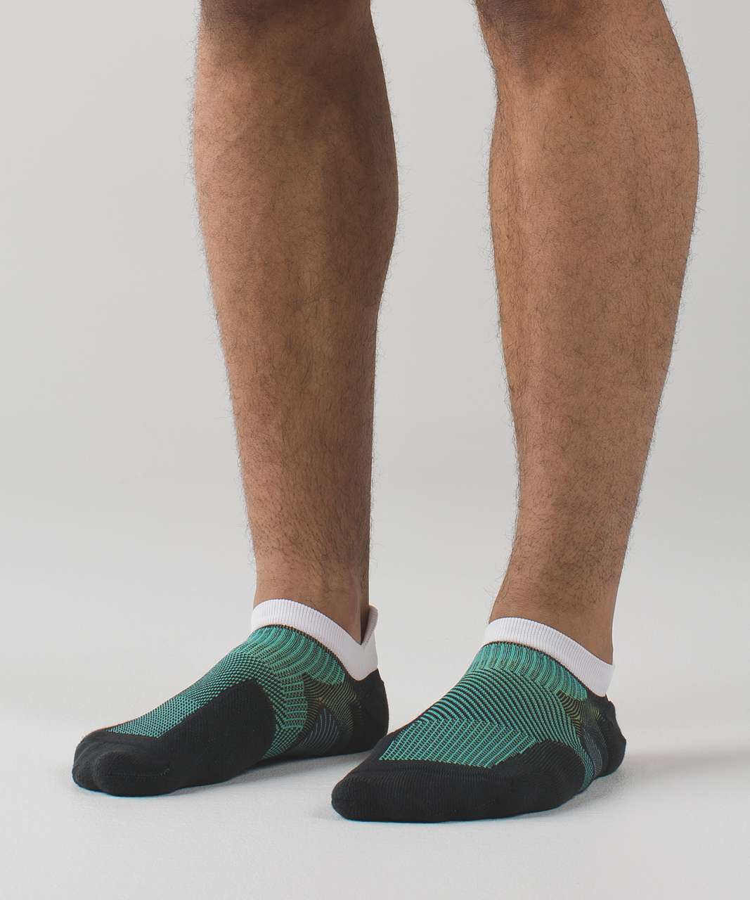 Lululemon T.H.E. Sock *Silver - Deep Coal / Bali Breeze / Sunlight Yellow