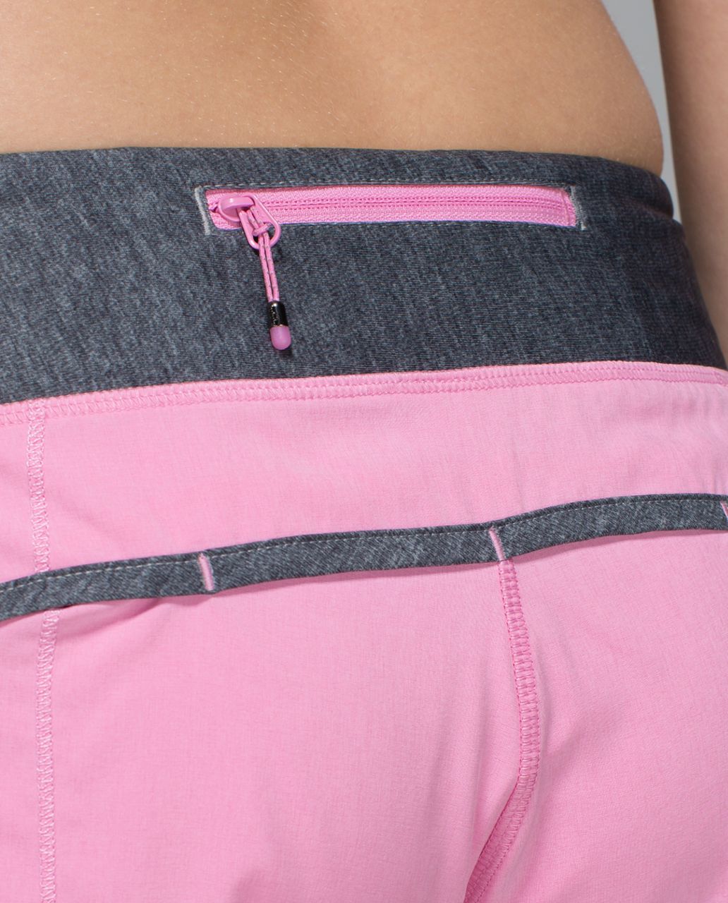 Lululemon 2.5” Speed Up Shorts Ombre Speckle Stop Print Vintage Pink Black 6