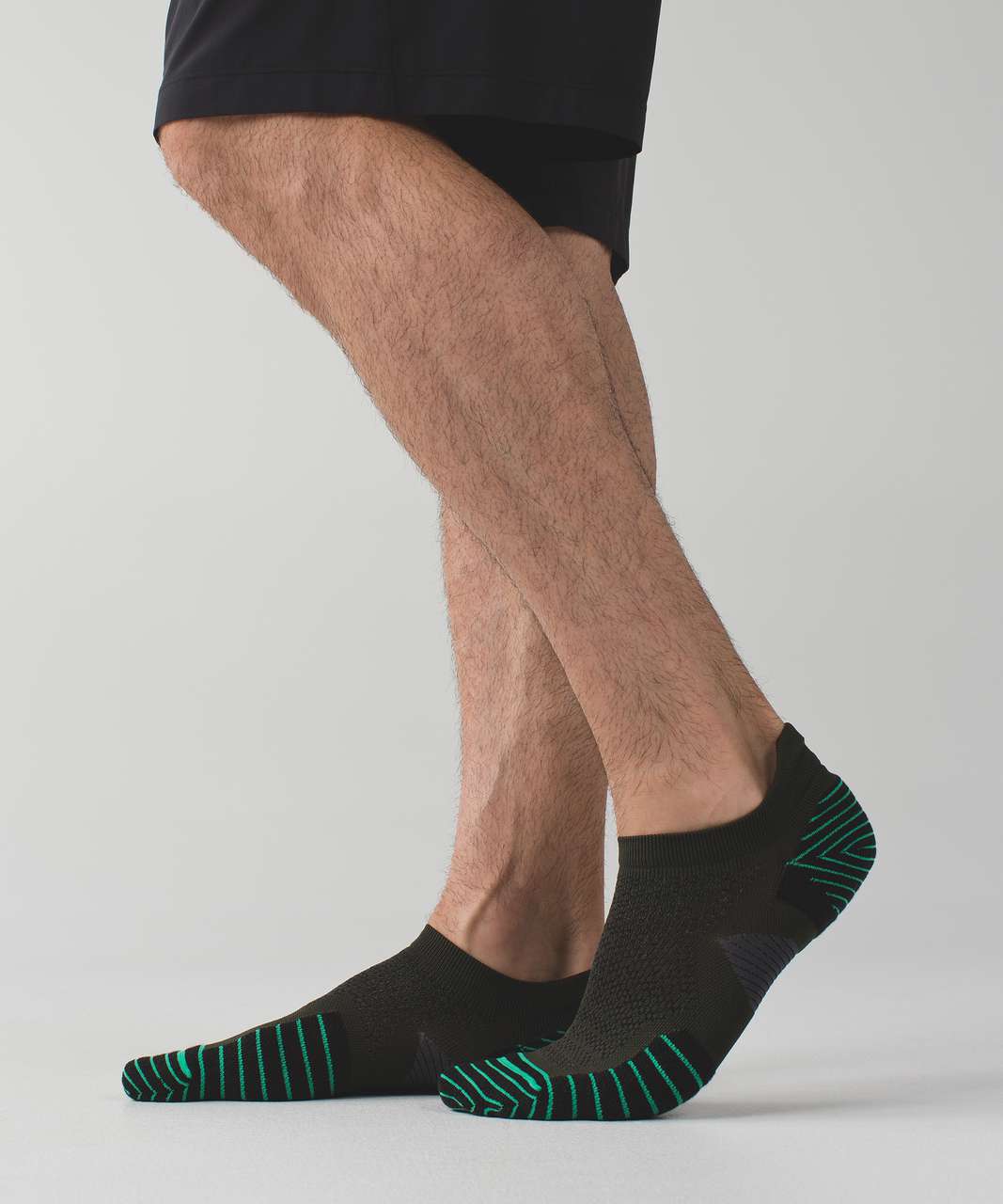 Lululemon T.H.E. Sock *Silver - Gator Green / Black / Very Green