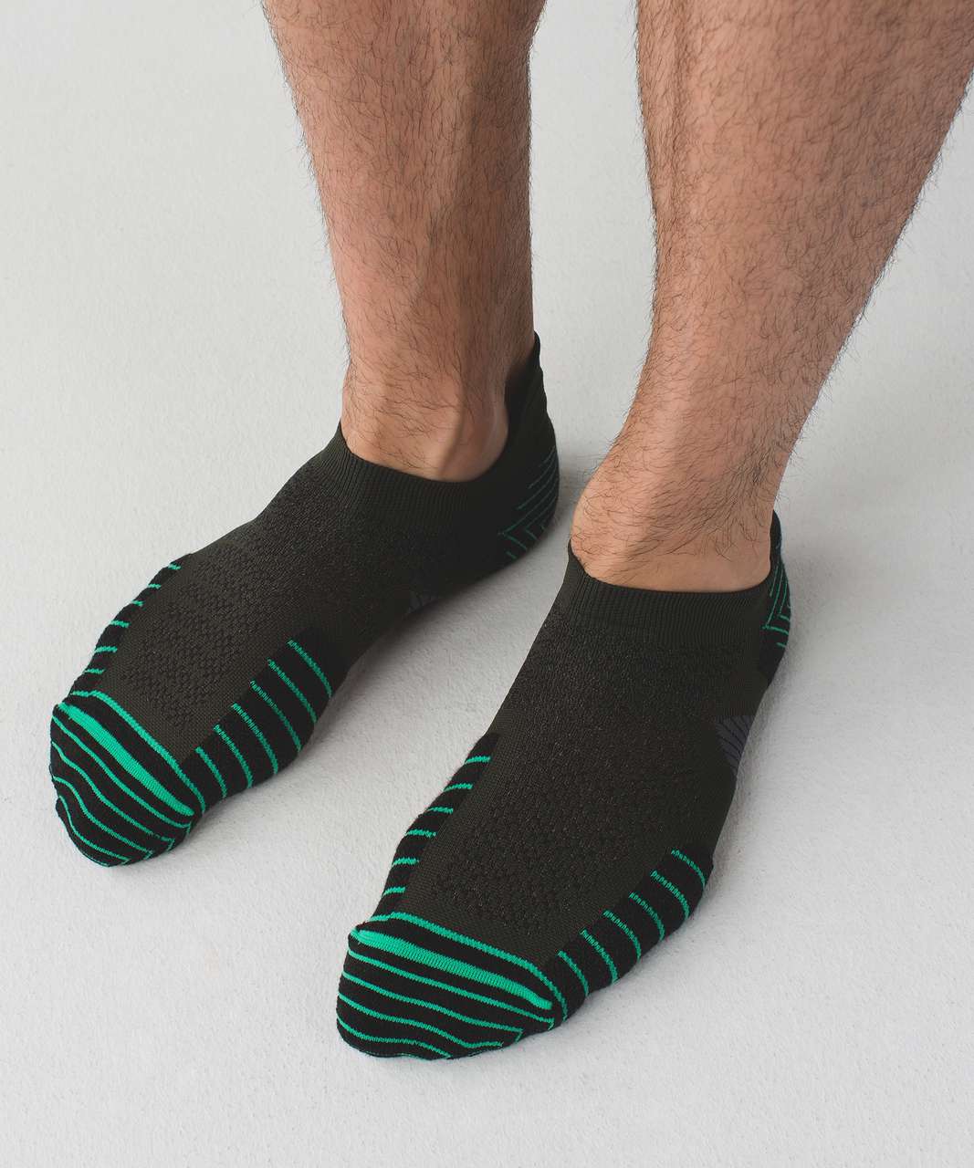 Lululemon T.H.E. Sock *Silver - Gator Green / Black / Very Green