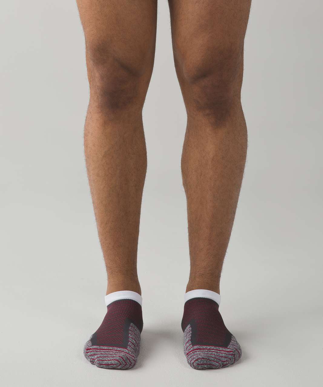 Lululemon T.H.E. Sock *Silver - Cranberry / Dark Slate / Silver Spoon