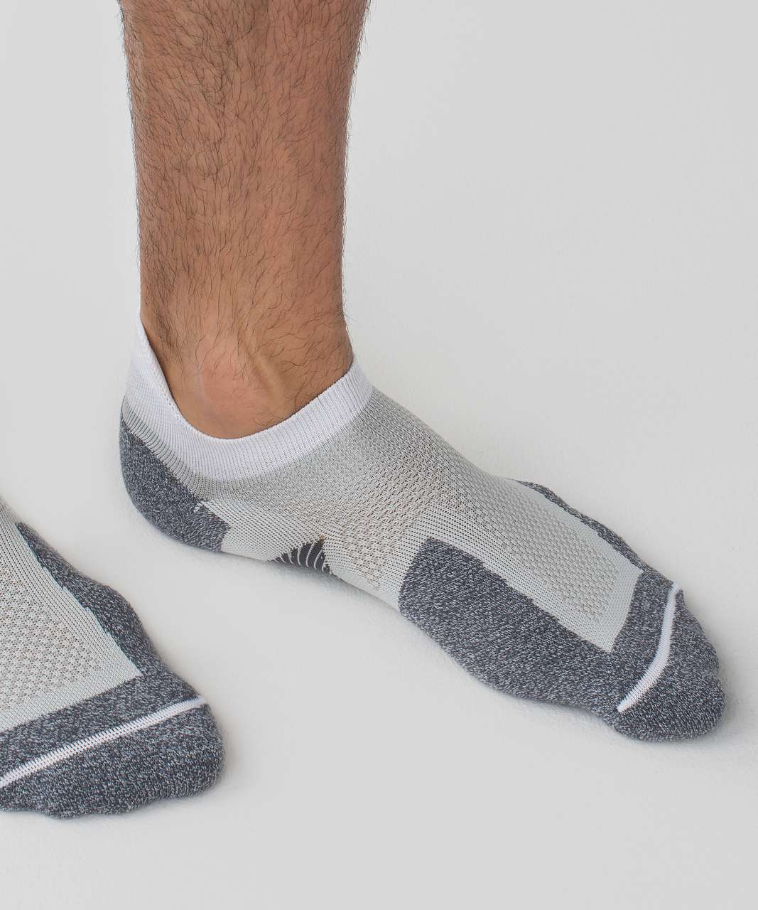 Lululemon T.H.E. Sock *Silver - Silver Spoon / Dark Slate