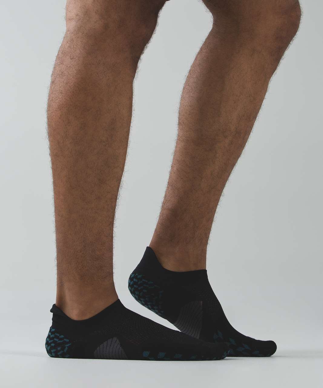 Lululemon T.H.E. Sock *Silver - Black / Desert Teal