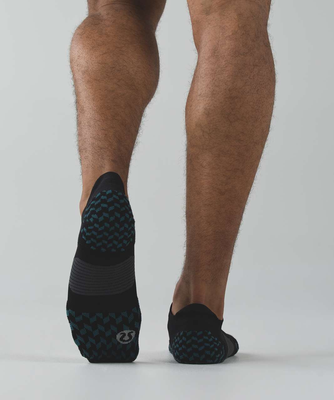 Lululemon T.H.E. Sock *Silver - Black / Desert Teal