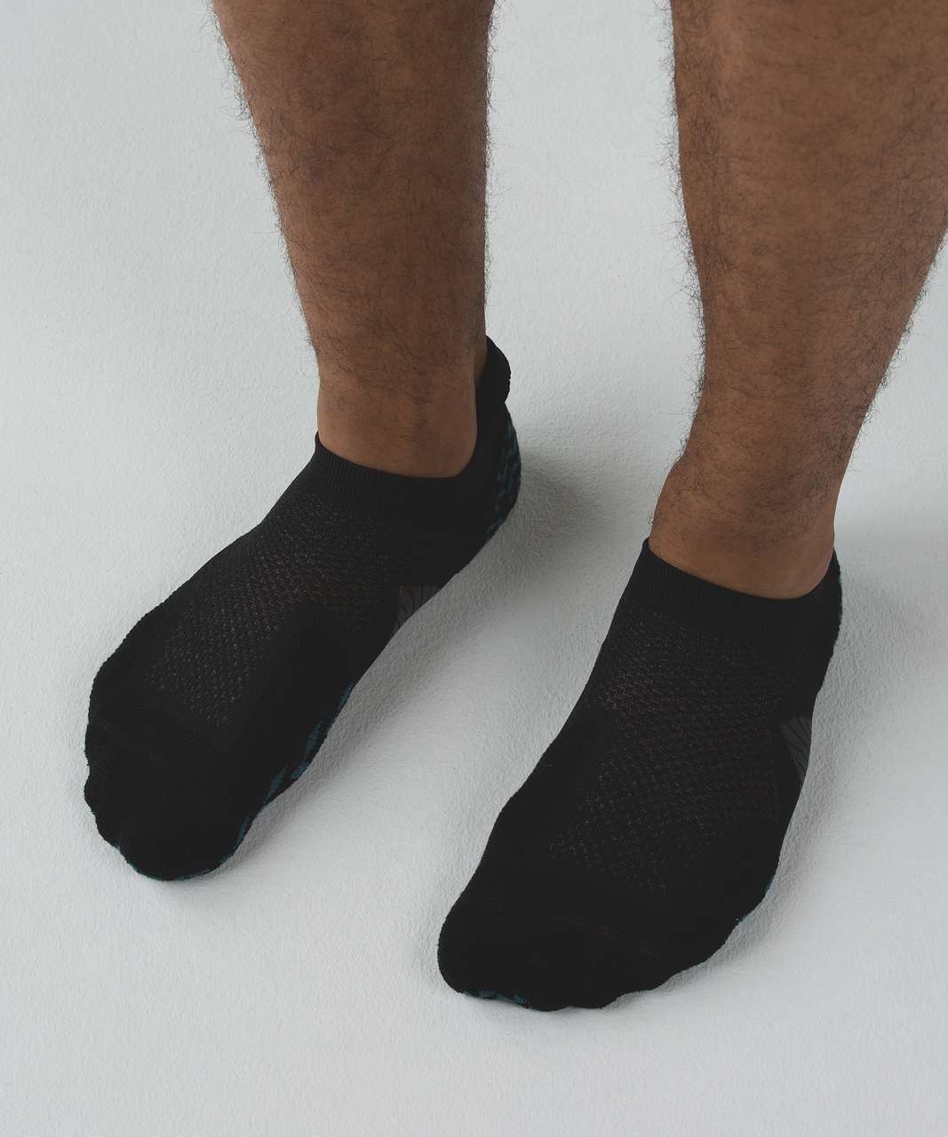 Lululemon T.H.E. Sock *Silver - Black / Desert Teal