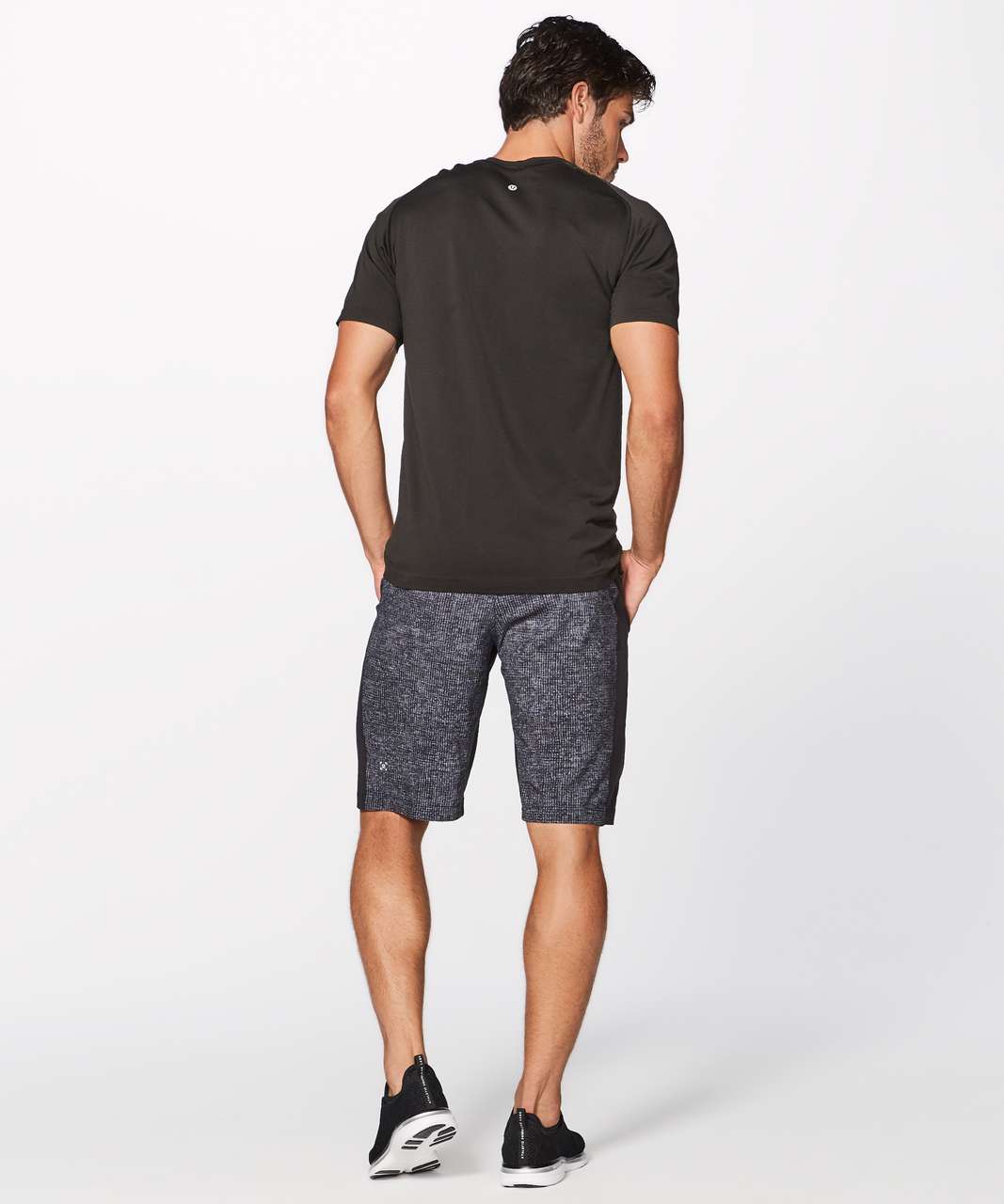 Lululemon T.H.E. Short *Linerless 11" - Gridiron Starlight Black