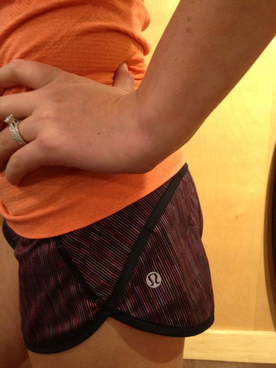 Lululemon Run:  Speed Short - Wee Are From Space Black March Multi / Black