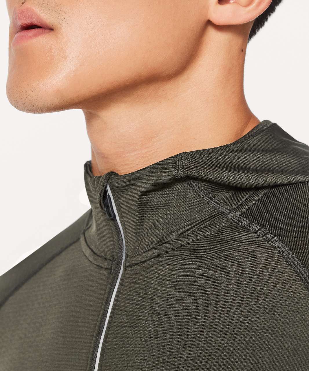 Lululemon Metal Vent Tech Hoodie - Dark Olive / Dark Olive