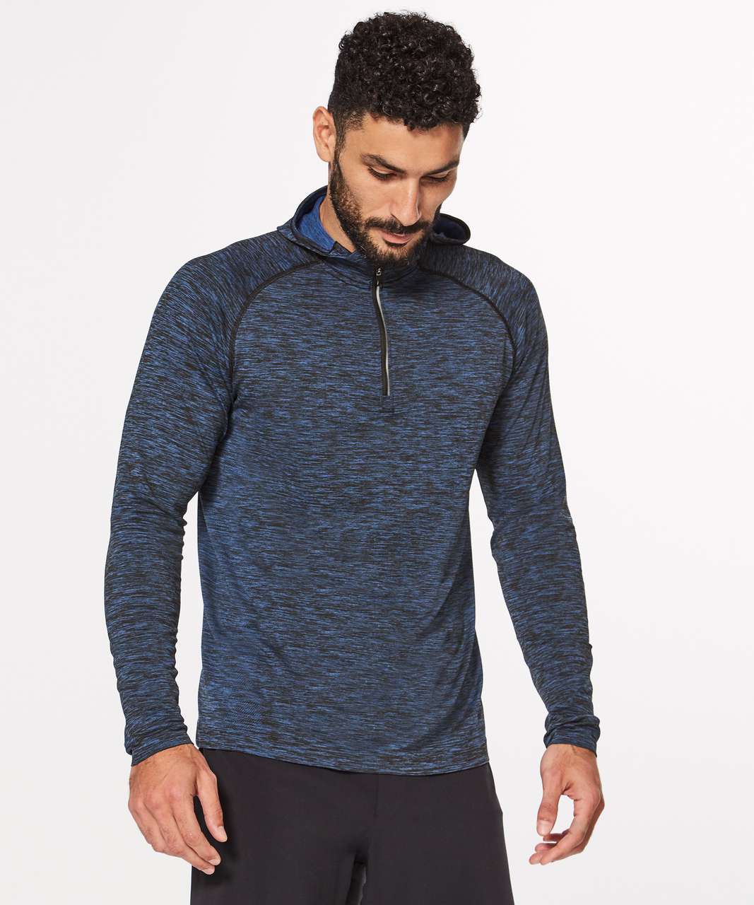 Lululemon Metal Vent Tech Hoodie - Cerulean Blue / Black