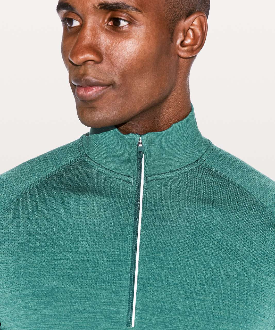 Lululemon Metal Vent Tech 1/2 Zip - Antigua / Green Smoke - lulu fanatics