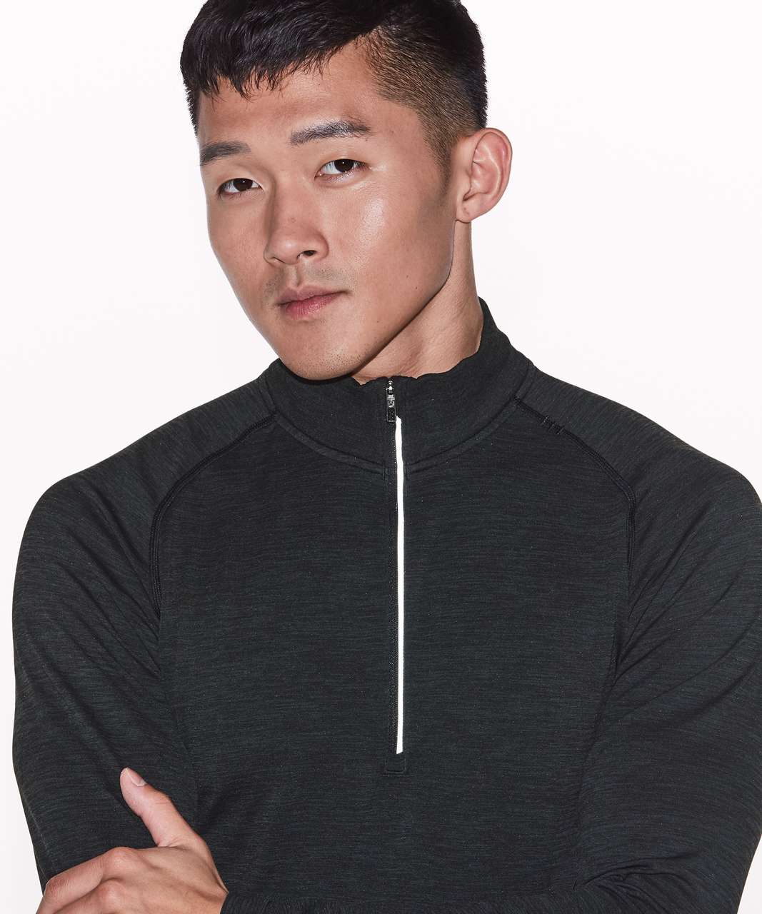 Lululemon Metal Vent Tech 1/2 Zip - Black / Black (First Release