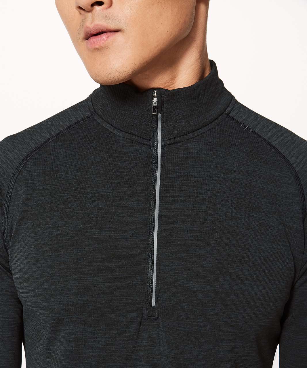 Lululemon Metal Vent Tech 1/2 Zip - Black / Black (First Release)