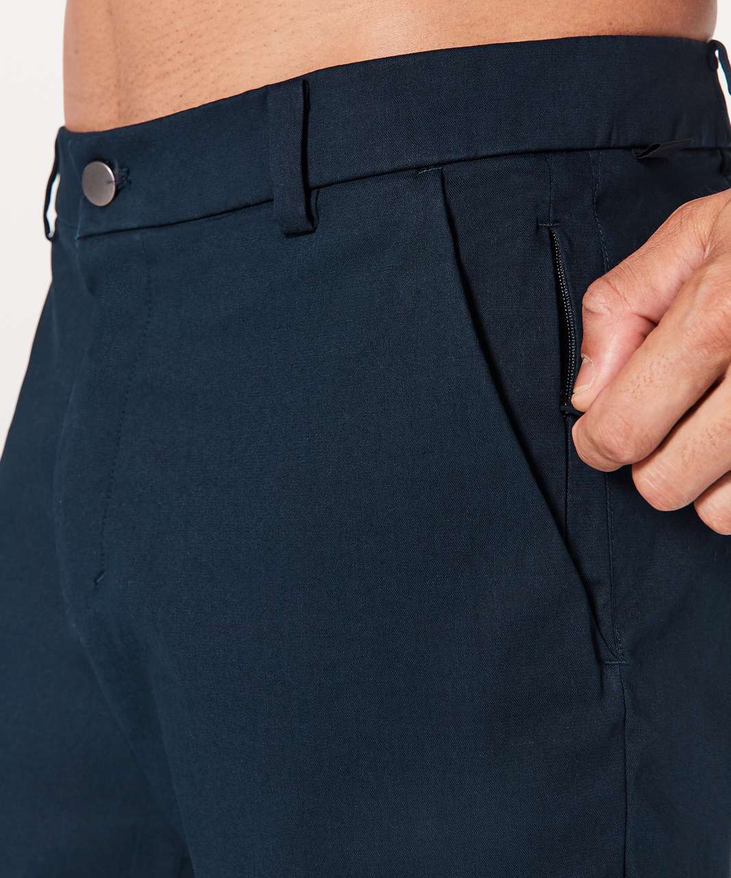 LULULEMON Men's Commission Pant Classic Warpstreme Navy Blue 35x32