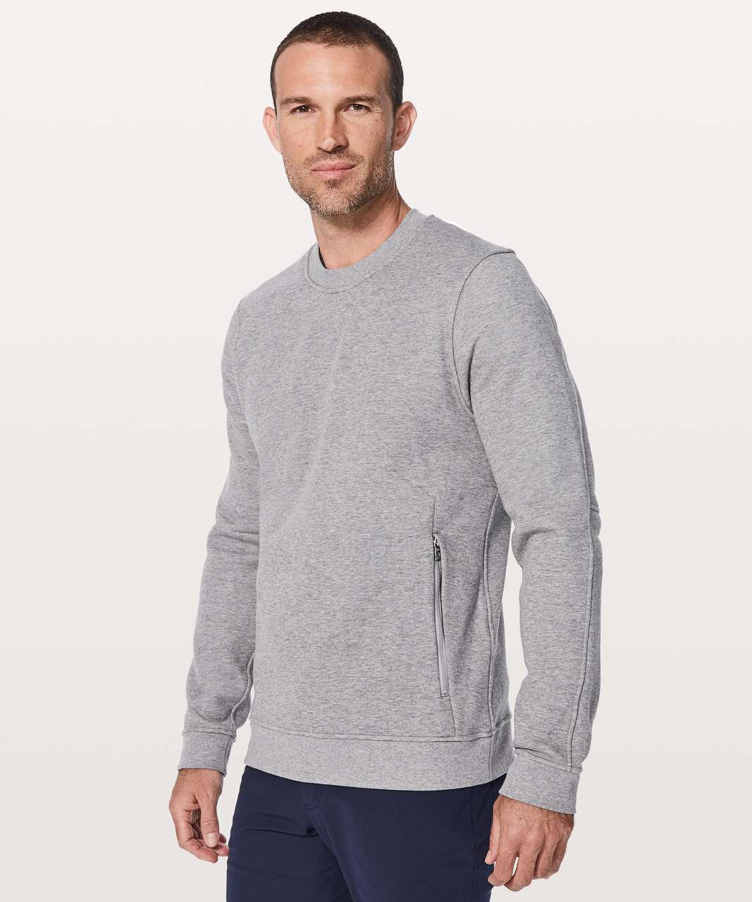 Lululemon Ritual Long Sleeve - Heathered Core Medium Grey