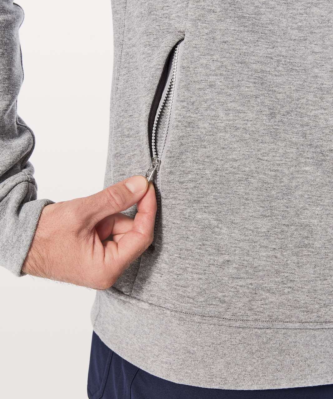 Lululemon Ritual Long Sleeve - Heathered Core Medium Grey