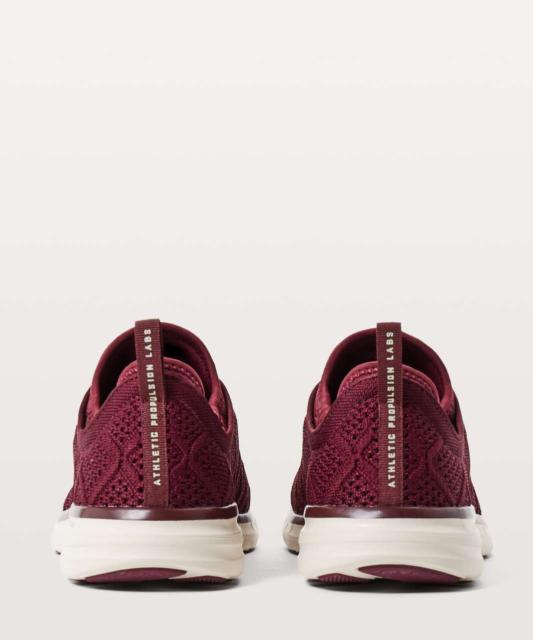 Lululemon Mens TechLoom Phantom Shoe Burgundy Parchment lulu