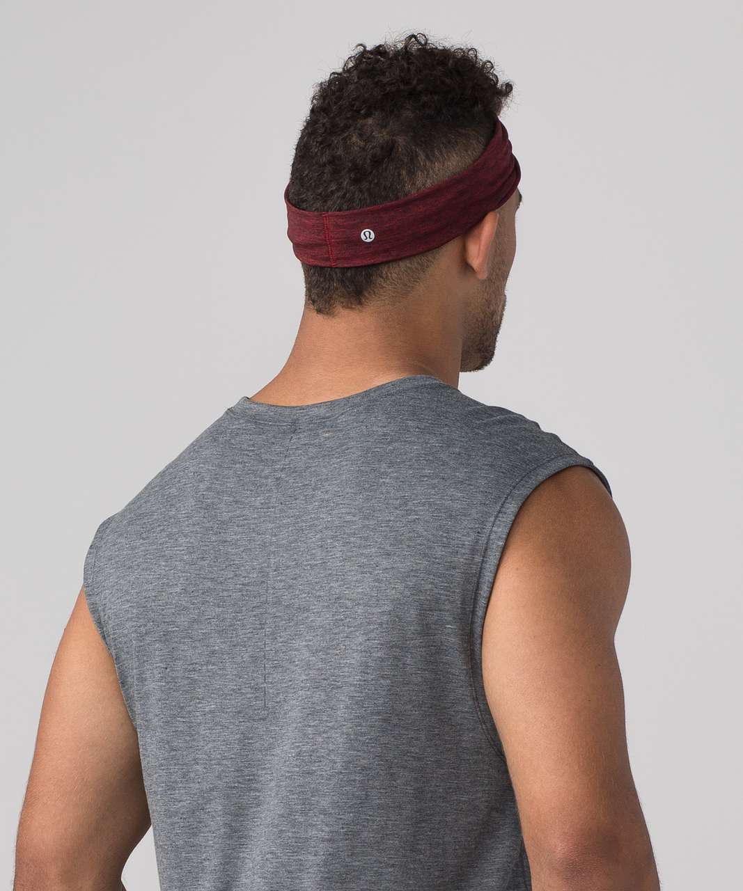 Lululemon Metal Vent Tech Headband - Game Day Red / Black