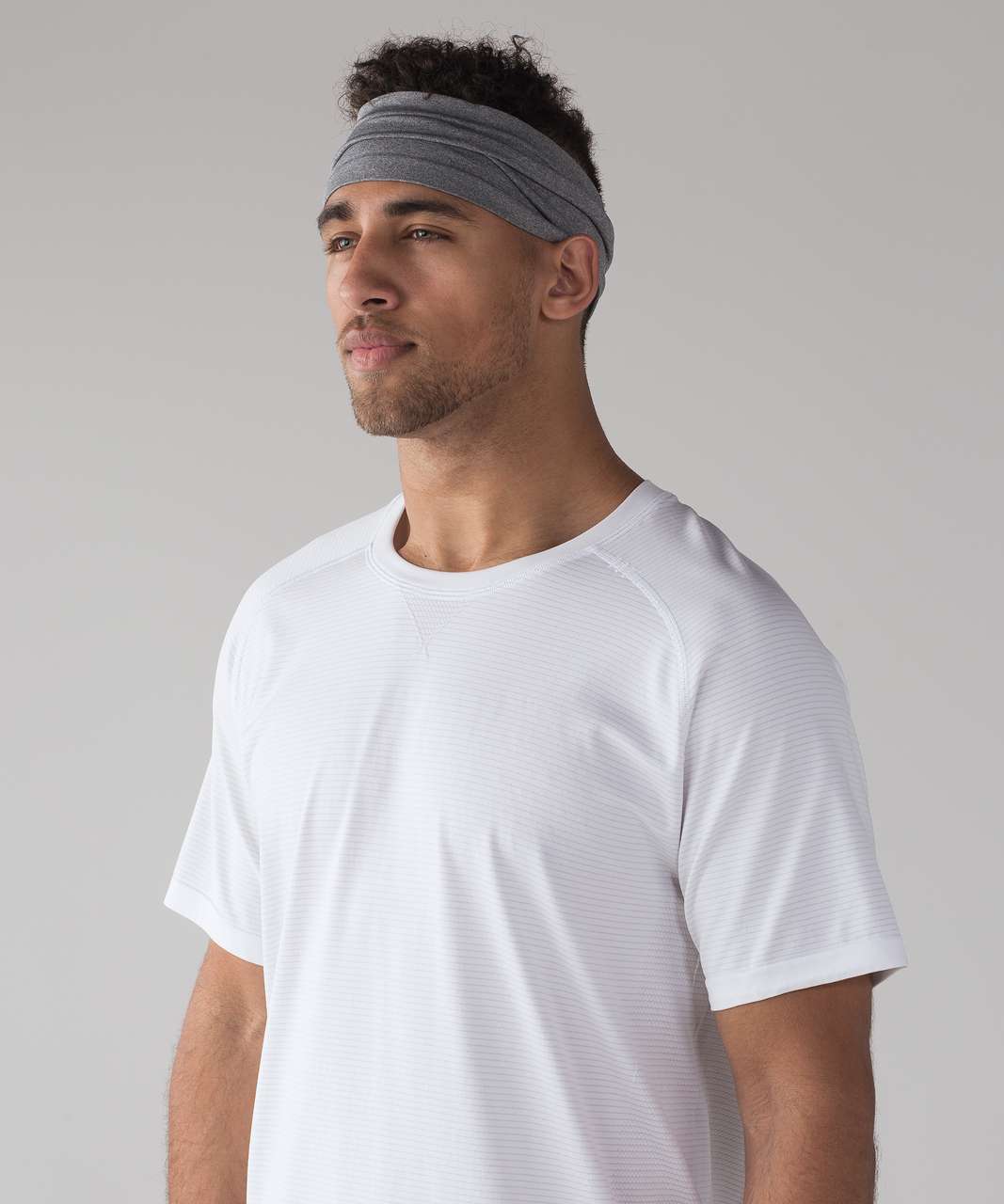 Lululemon Metal Vent Tech Headband - Heathered Black