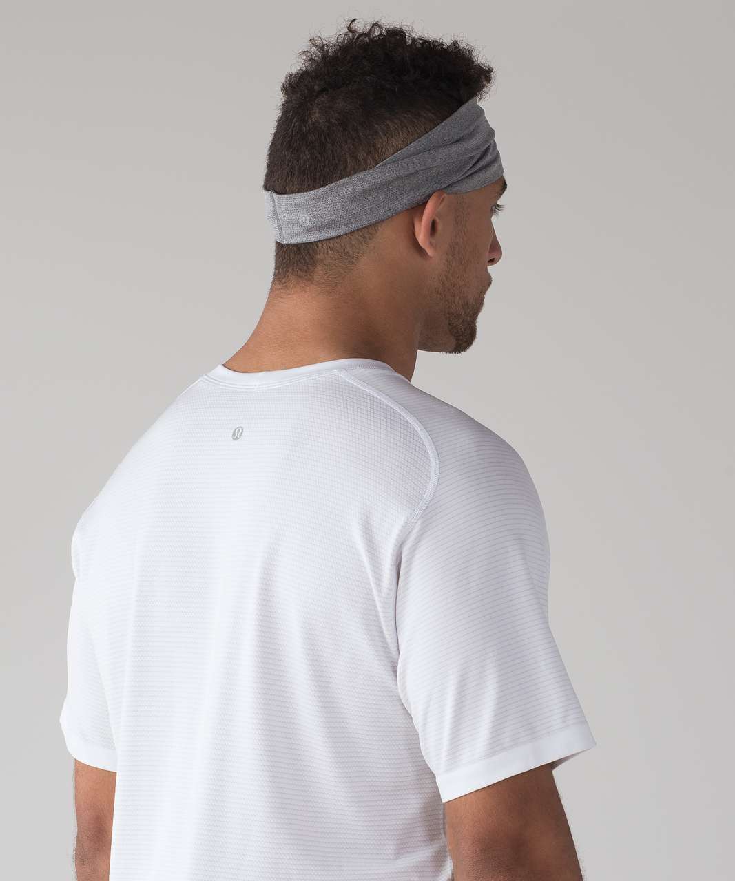 Lululemon Metal Vent Tech Headband - Heathered Black