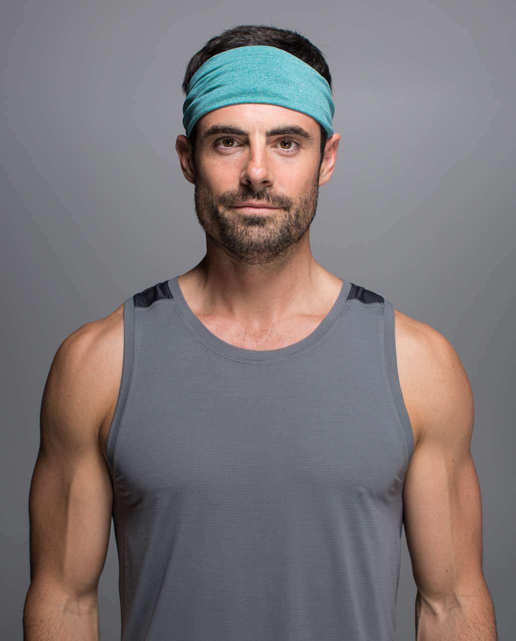 Lululemon Metal Vent Tech Headband - Heathered Hunter Green