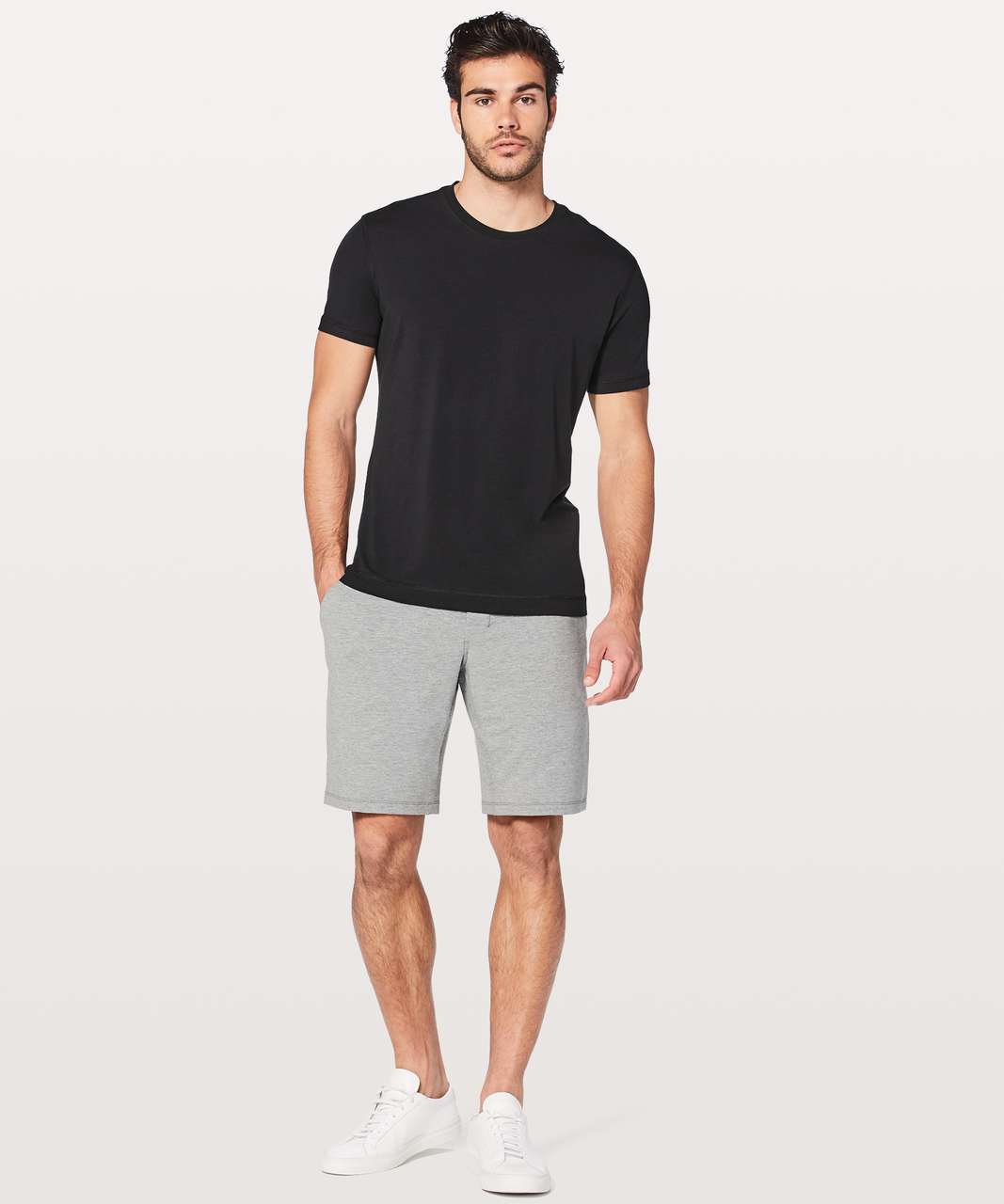 Lululemon City Sweat Short *9.5" - Heathered Medium Grey