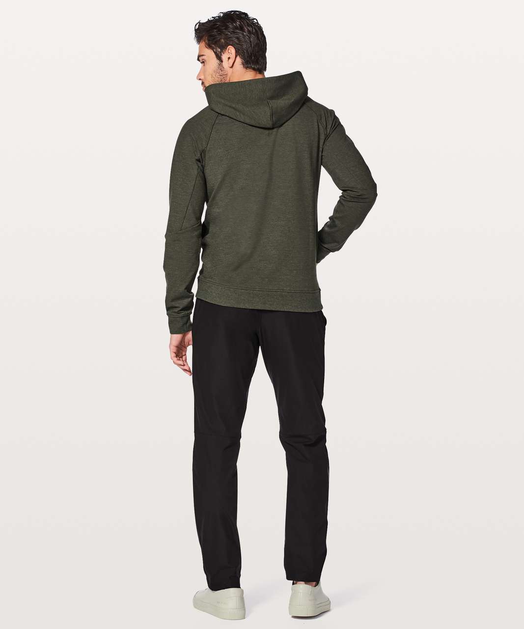 Lululemon City Sweat Pullover Hoodie - Heathered Dark Olive