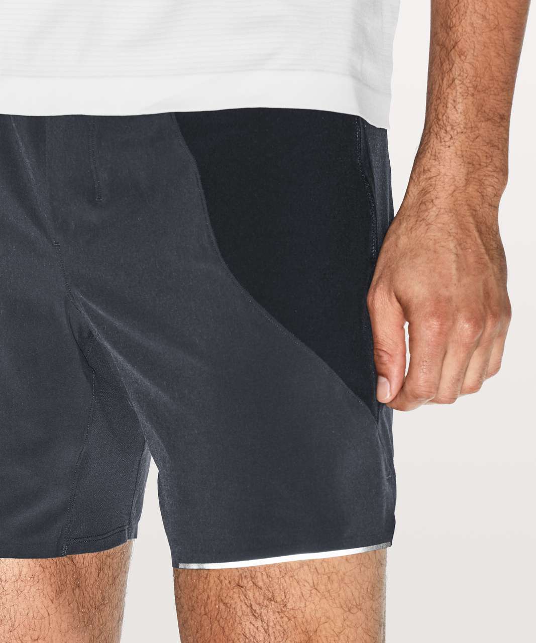 Lululemon Switch Up Short *6" - Obsidian / Black