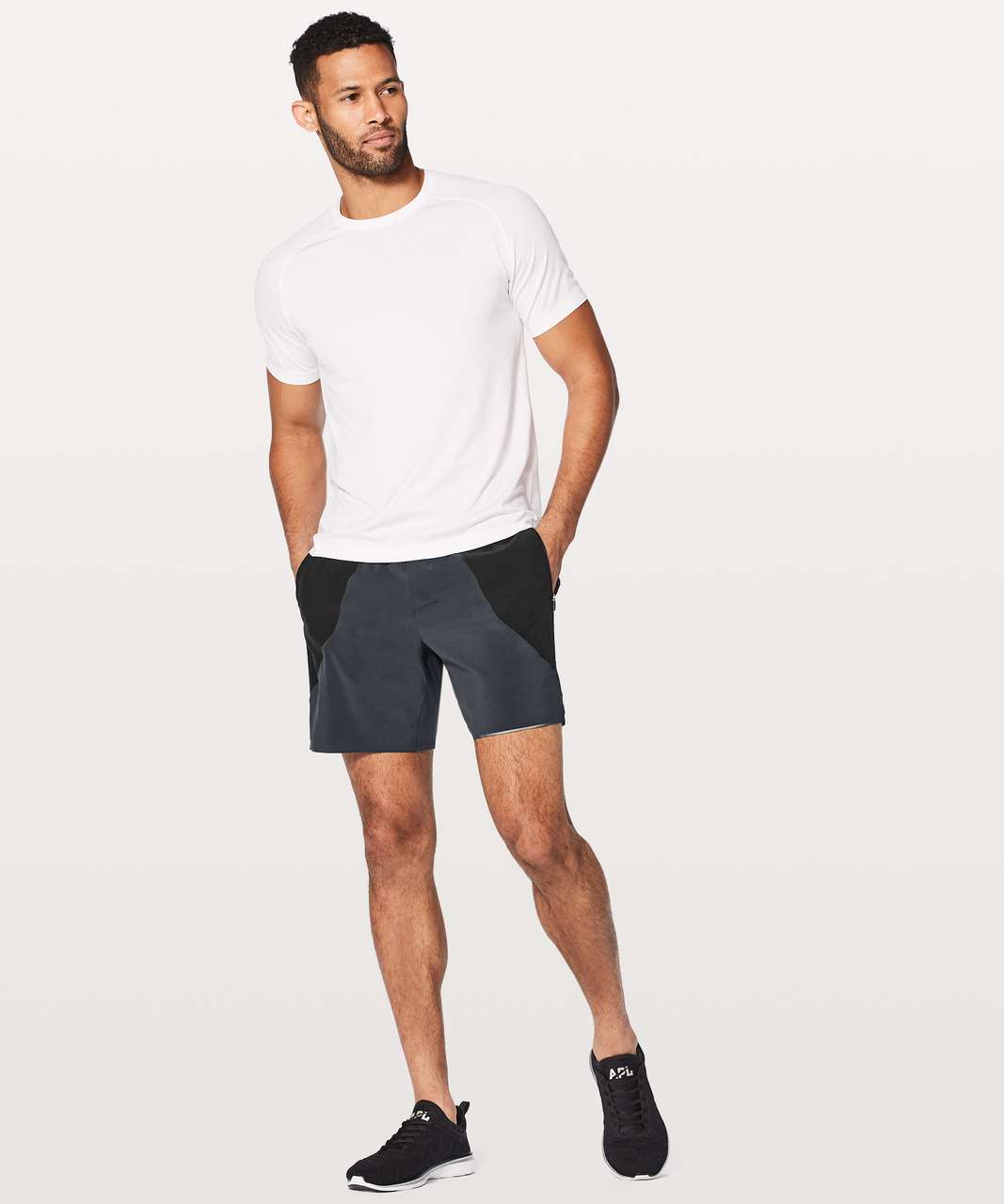 Lululemon Switch Up Short *6" - Obsidian / Black