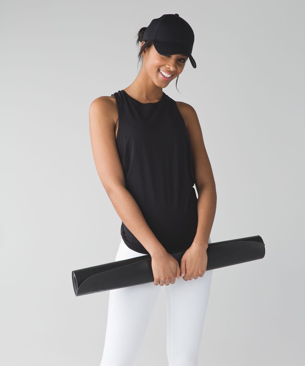 Lululemon All Tied Up Tank (Prima Cotton) - Black