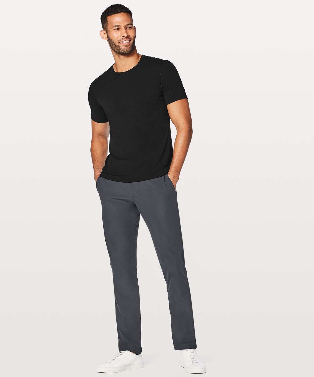 lululemon COMMISSION CLASSIC 86 CM - Trousers - obsidian/metallic black -  Zalando.de