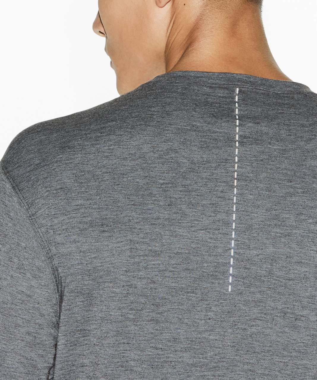 Lululemon Somatic Aero Short Sleeve - Heathered Black (First Release)